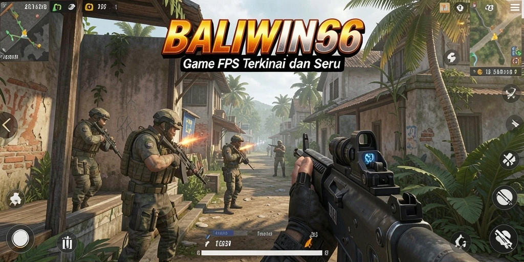 Gameplay seru dan mendebarkan dalam BALIWIN66 FPS.