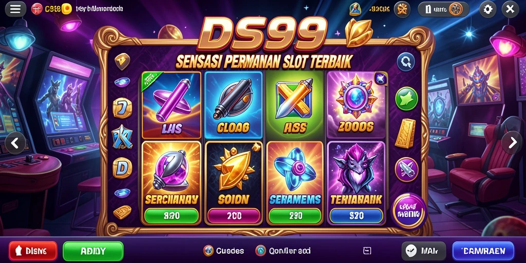 Tampilan menawan dari gameplay Slot DS99 yang menegangkan