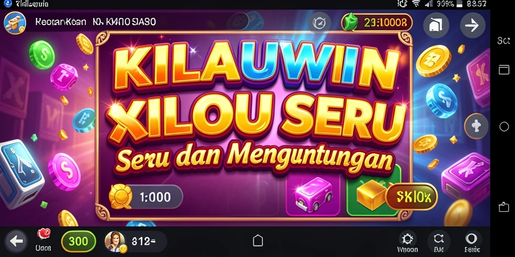 Screenshot gameplay KILAUWIN menampilkan momen mendebarkan saat memenangkan putaran Slot.