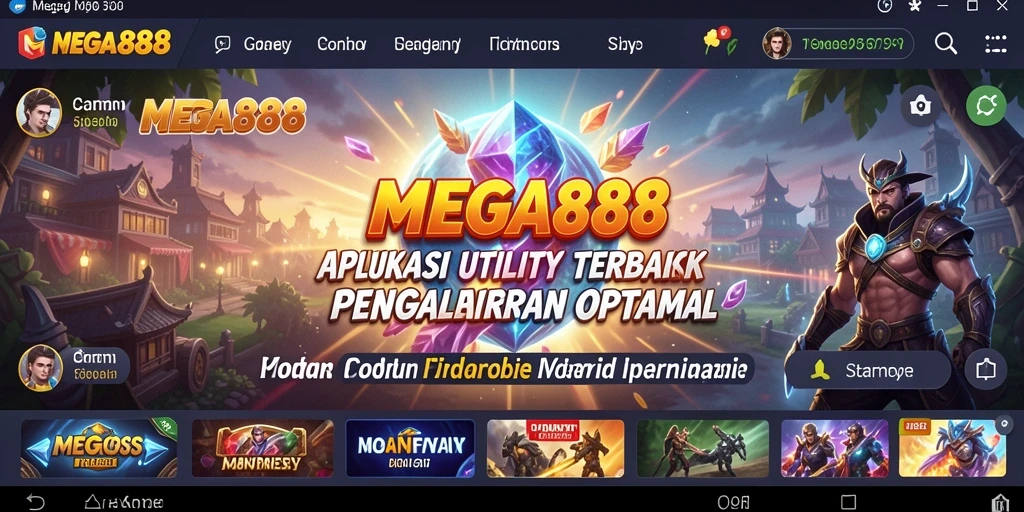 Antarmuka intuitif MEGA888 dengan fitur lengkap untuk produktivitas.