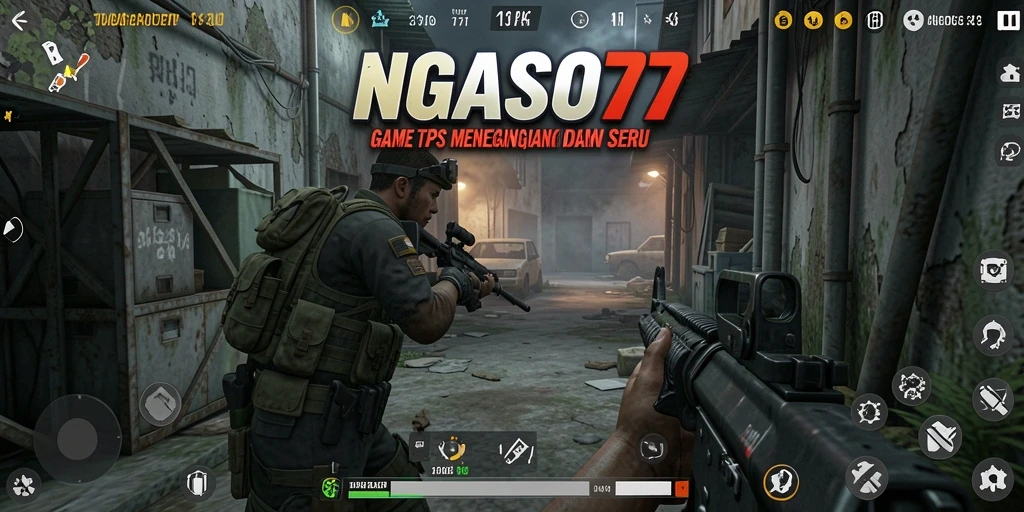 Tangkapan layar gameplay NGASO77 yang menampilkan perang intens dan strategi cerdas.
