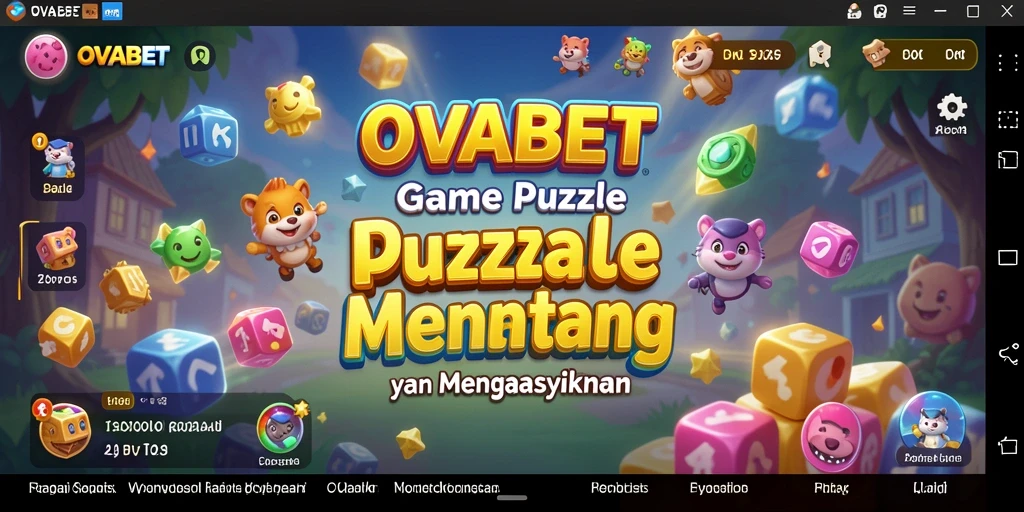 Tangkapan layar permainan OVABET menampilkan teka-teki seru yang harus dipecahkan.