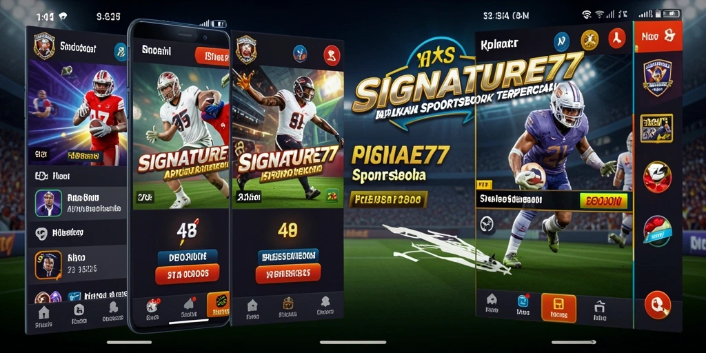 Tampilan gameplay taruhan olahraga di SIGNATURE77 yang menarik dan interaktif.