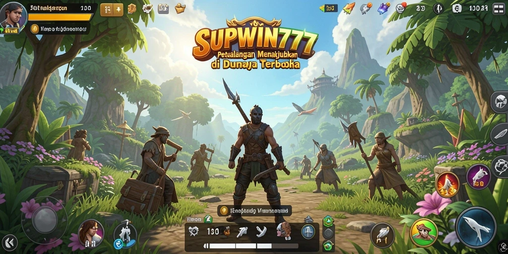 Tampilan gameplay menakjubkan dari dunia terbuka SUPWIN777.