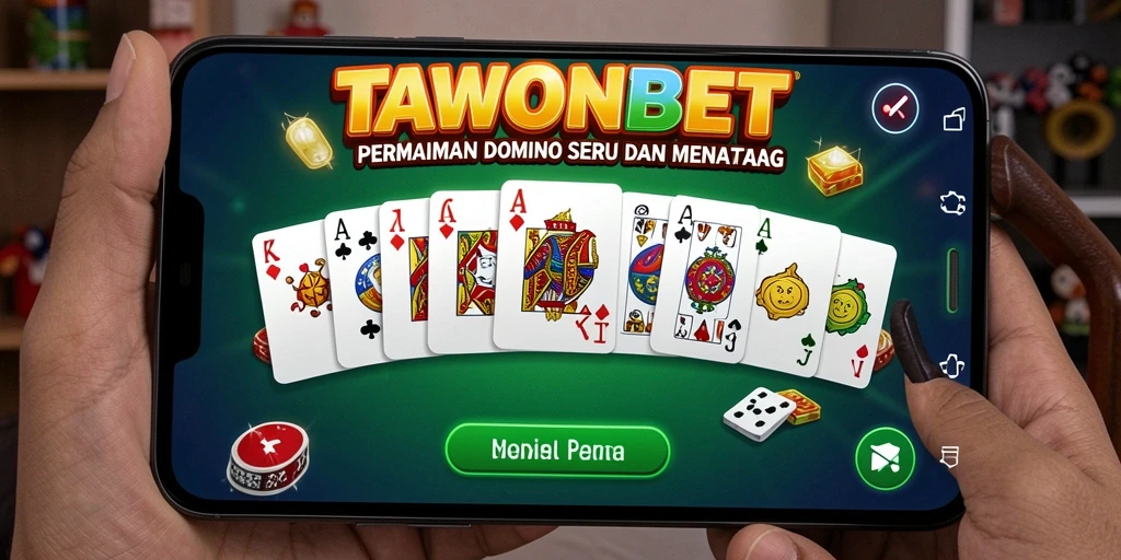 Screenshot gameplay TAWONBET yang menampilkan momen seru bermain Domino.